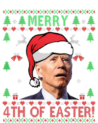 Merry Christmas Funny Joe Biden Happy 4th Of July Ugly Xmas Button