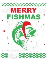 Merry Fishmas Funny Fishing Ugly Christmas Sweater Women's Perfect Tri Tunic Long Sleeve Shirt