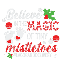 Magic Of Tiny Mistletoes Labor And Delivery Christmas T-Shirt