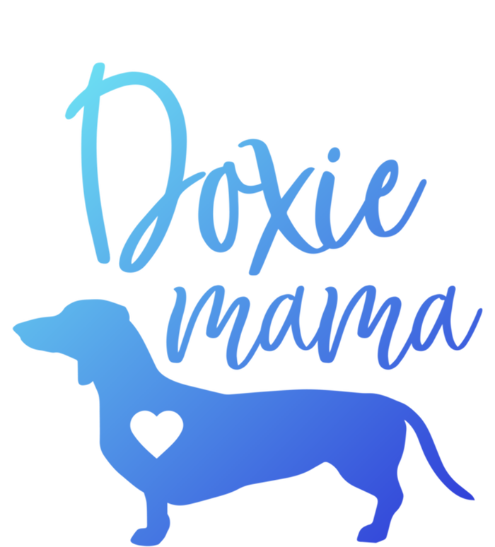 Doxie Mama Dachshund Mama Funny Dog Mom Wiener Dog Doxie Mom Cute Gift Women's Racerback Tank