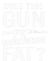 Does This Gun Make Me Look Fat  Funny Gun Nut Joke Sayings  Flexfit Unipanel Trucker Cap