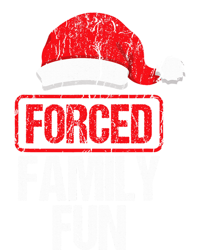 Forced Family Fun Winter Holidays Funny Christmas Gift T-Shirt