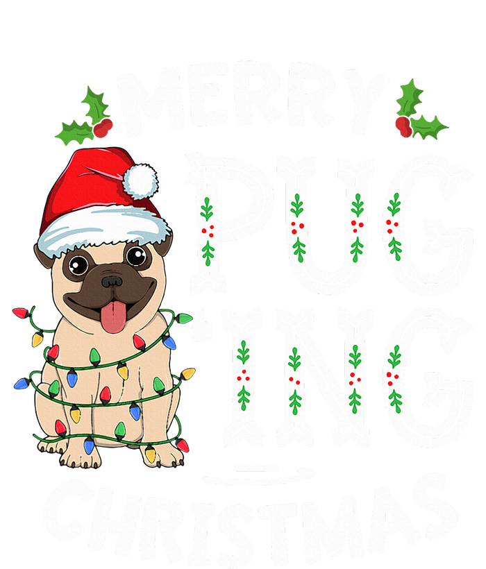 Merry Pugging Christmas Dog Santa Pug Xmas  Pugmas Doggie Tank