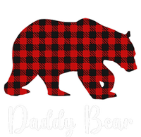 Red Plaid Bear Christmas Pajama Daddy Matching Family Dad T-Shirt