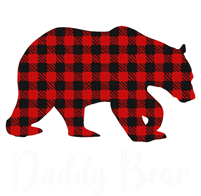 Red Plaid Bear Christmas Pajama Daddy Matching Family Dad T-Shirt