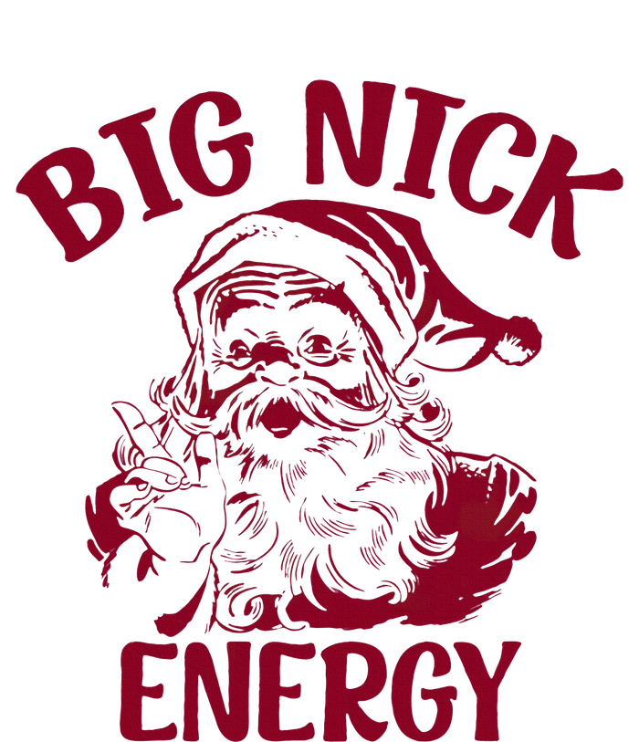 Big Nick Energy Christmas Retro Groovy Funny Vintage Santa  Toddler T-Shirt