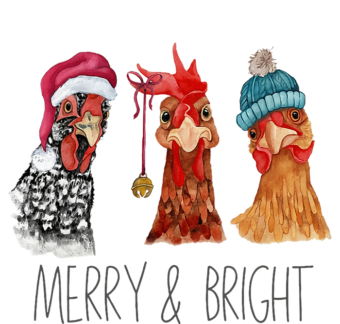 Cute Chickens Christmas Christmas Farm Animal Funny Holiday  25L Jumbo Tote