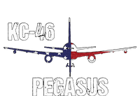 KC46 Pegasus Air Force Pilot American Flag Funny Aviation  Kids Hoodie