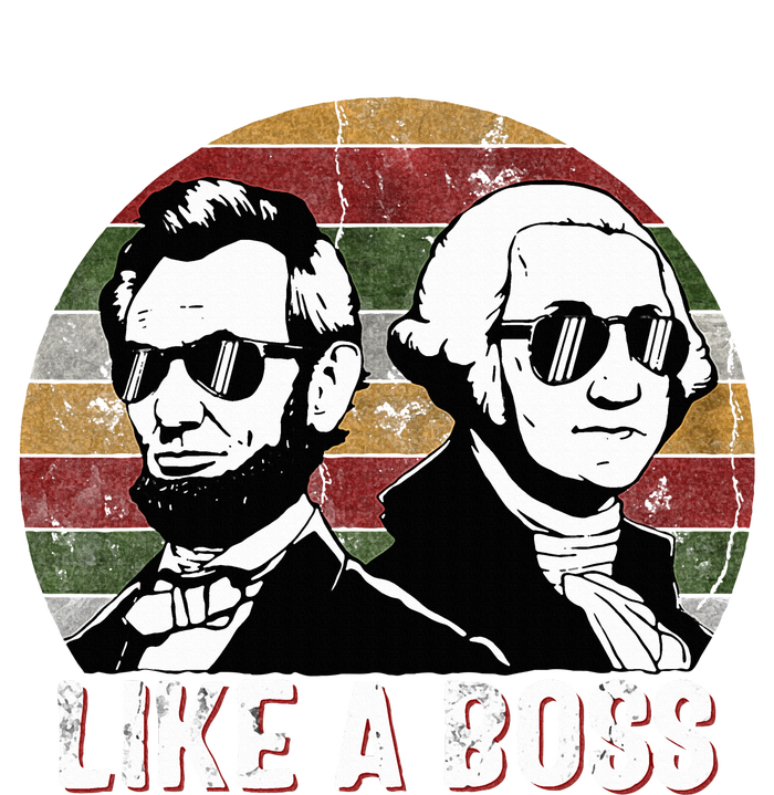 Like A Boss Presidents Day Washington Lincoln Abe George  Mesh Reversible Basketball Jersey Tank