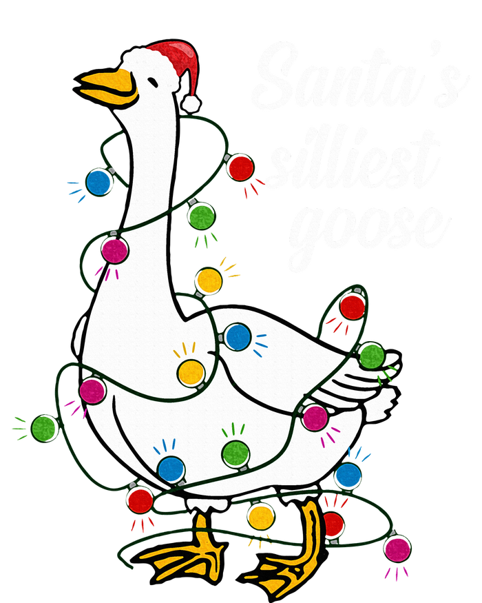 Santa’s silliest goose Funny Christmas Family Sweatshirt Sweatshirt