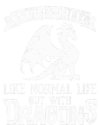 Nerd Life Like Normal Life But With Dragons  Ladies Long Sleeve Shirt