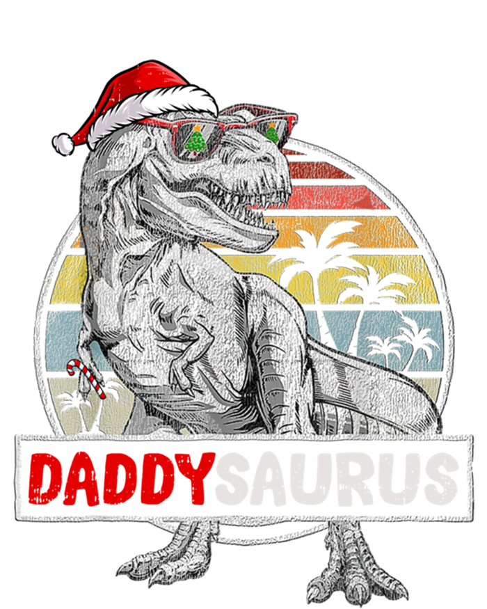 Daddy Saurus T Rex Dinosaur Christmas Family Matching Xmas Funny Gift Short Acrylic Beanie