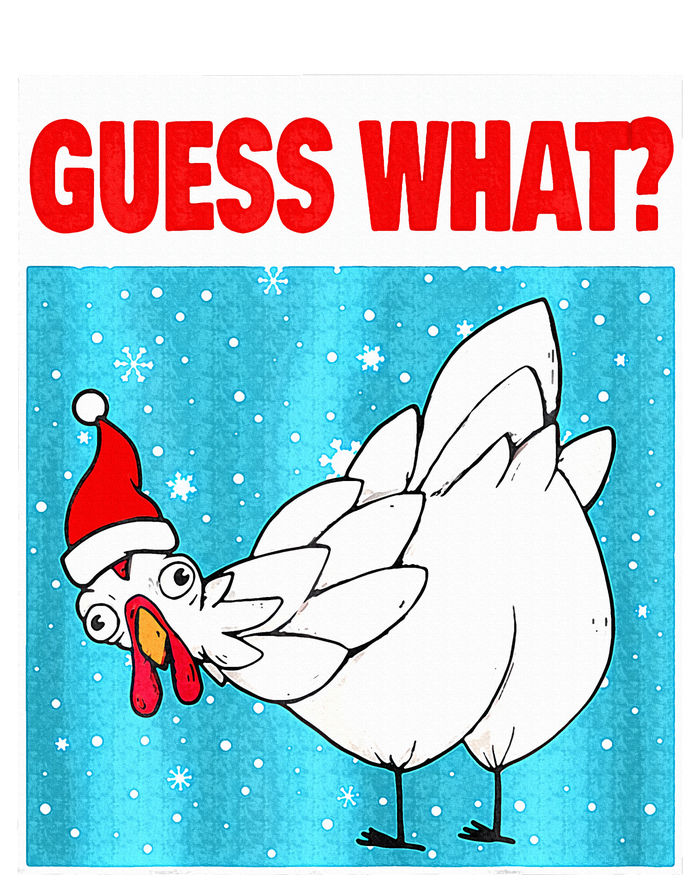 Guess What Chicken Butt Funny Egg Chicken Farmer Christmas  Canvas