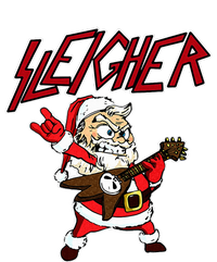 Sleigher Santa Claus Metal Christmas funny Hail Santa  Toddler T-Shirt