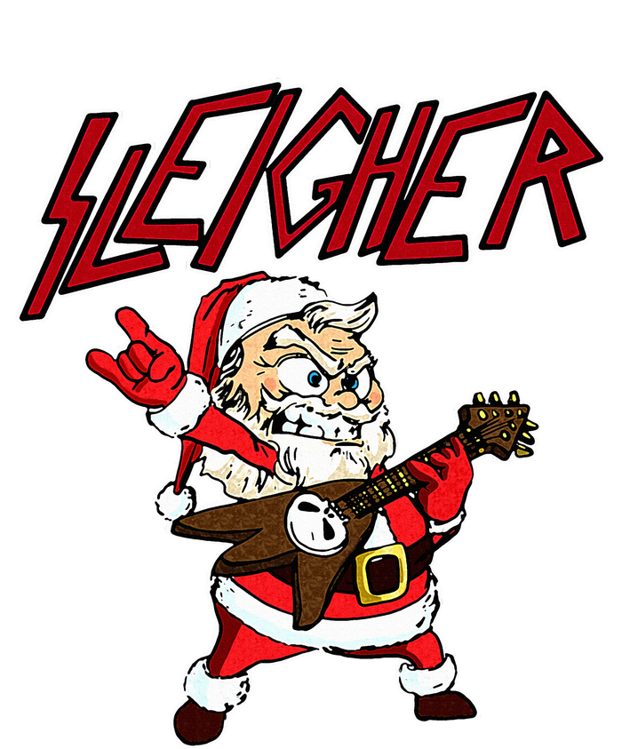 Sleigher Santa Claus Metal Christmas funny Hail Santa  Toddler T-Shirt