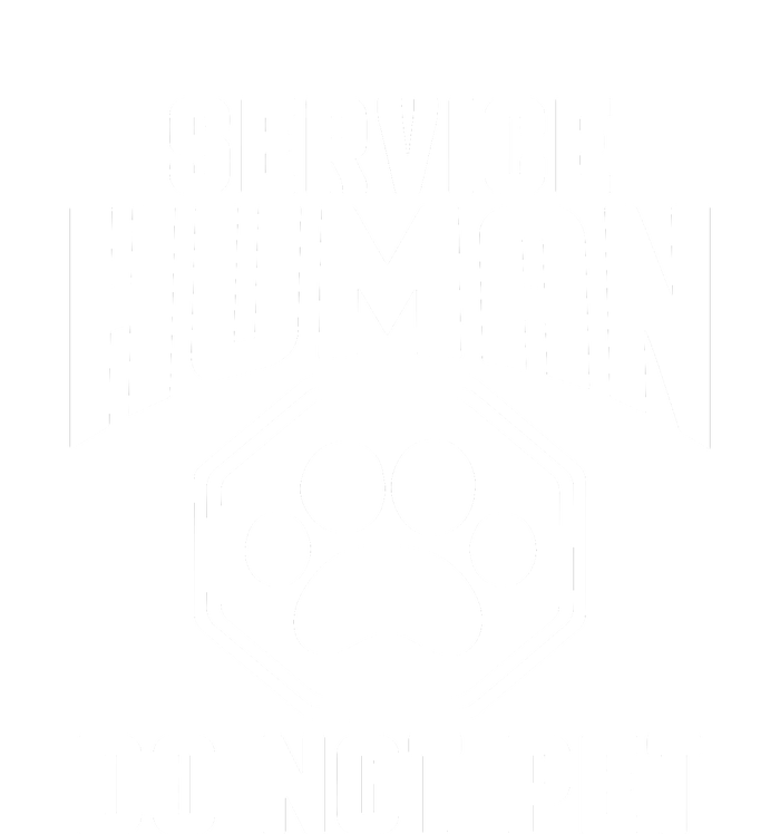 Service Human Do No Pet High Crown Mesh Back Trucker Hat