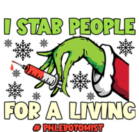 I Stab People For A Living Phlebotomist Christmas Xmas T-Shirt