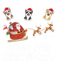 Dogs For Everybody Festive Christmas Santa Xmas Funny Ugly Kids Hoodie