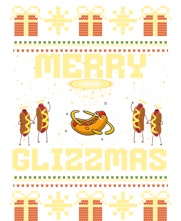 Merry Glizzmas Tacky Funny Merry Christmas Hot Dogs Long Sleeve Shirt