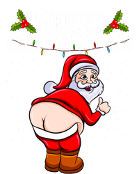 Funny Christmas Santa Claus Naked Ass Merry Chrismyass Gift Tank Top