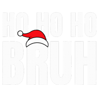 Ho Ho Ho Bruh Funny Christmas Holiday Teen Gift Santa Hat  Women's Flannel Pajama Set