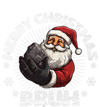 Merry Christmas Bruh Funny Naughty List Coal XMas  Valucap Bio-Washed Visor