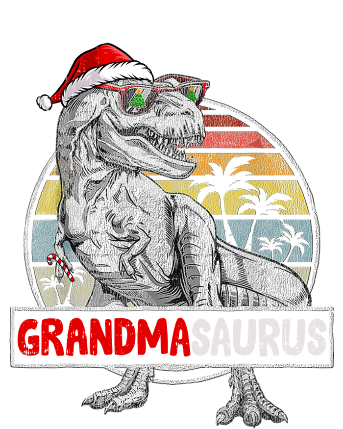 Grandma Saurus T Rex Dinosaur Christmas Family Matching Xmas Gift Short Acrylic Beanie