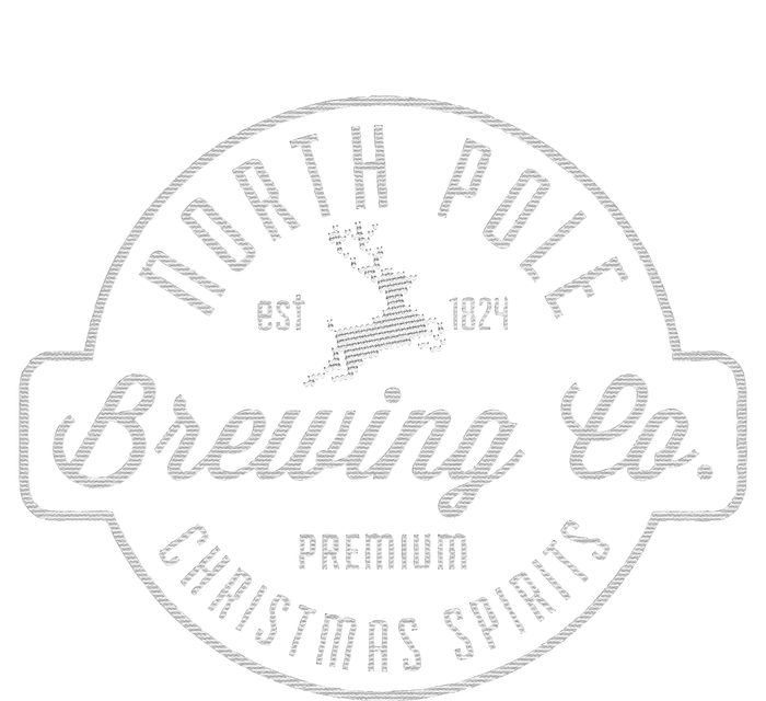 Funny North Pole Brewing Co Christmas Santa North Pole Matching Women's Pullover Hoodie