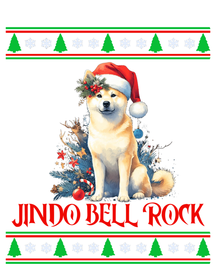 Jindo Bell Rock Cute Xmas Jindo Dog Santa Christmas Puns Gift Valucap Bio-Washed Visor