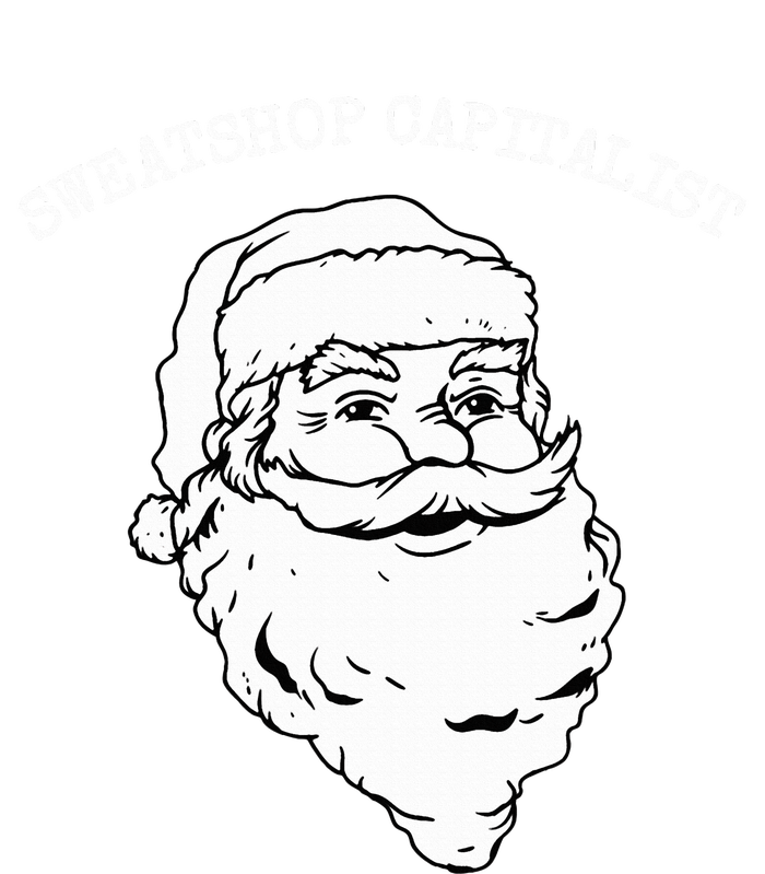 Leftist Anti Capitalist Santa Anarcho Communist Christmas  Ladies Long Sleeve Shirt