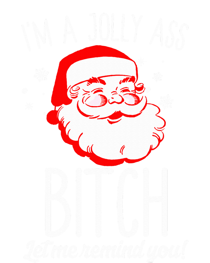 I'm A Jolly Ass Bitch Funny Offensive Xmas Rude Santa  Ladies Long Sleeve Shirt