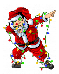 Lighting Dabbing Santa Christmas Ugly Sweater Dabbing Xmas Gift Tie-Dye T-Shirt