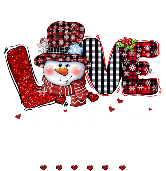 Love Being Called Grammy Snow Christmas Red Plaid Xmas Funny Gift Sweatshirt Cinch Pack Bag