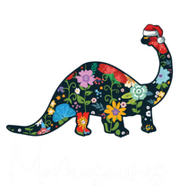 Mamasaurus Christmas Cute Floral Brontosaurus Dinosaur Mom Gift Tote Bag