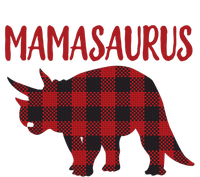 Mamasaurus Gift Plaid Triceratops Moms Of Dinosaurs T-Shirt