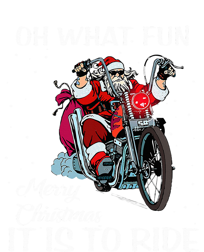 Biker Santa Motorcycle Fan Merry Christmas Xmas Holidays  16 in Basic Backpack