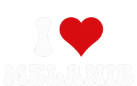 I Love Melanie I Heart Melanie Valentine's Day  Ladies Essential Tank