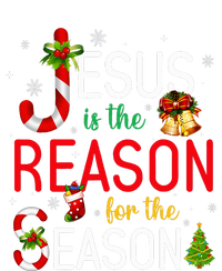 Jesus Is The Reason For The Season Xmas Christmas Candy Cane  T-Shirt