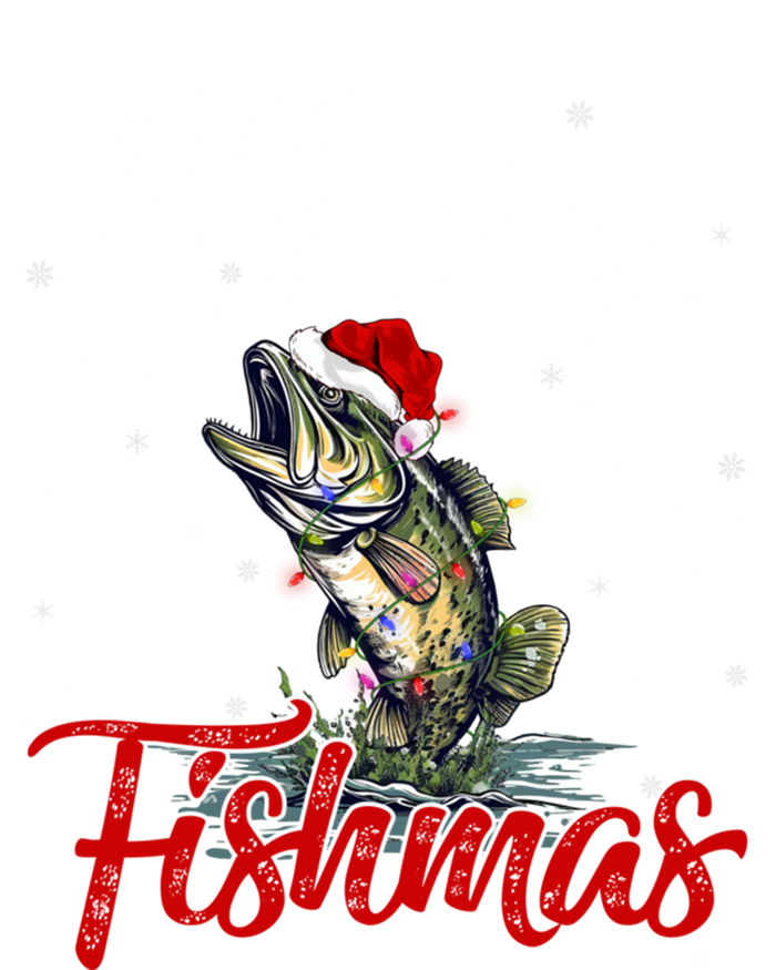 Merry Fishmas Fish Fishing Fisher Christmas Pajama Gift T-Shirt