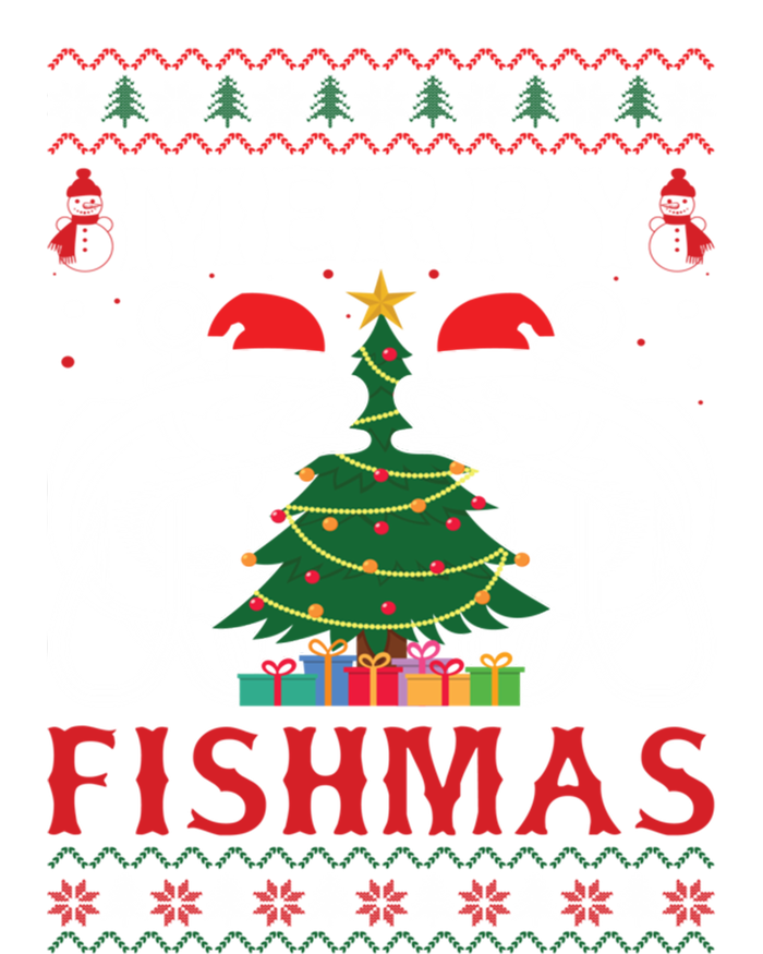 Merry Fishmas Funny Fishing Christmas Pajama Fishers Gift Sweatshirt