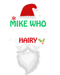 Mike Who Chesse Hairy Funny Santa Jokes Christmas Gift Women's Flannel Pajama Set