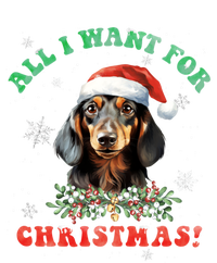 All I Want For Christmas Xmas Funny Gift For Dachshund Lovers Gift Tank Top