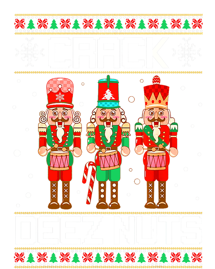 Funny Crack Deez Nuts Ugly Christmas Sweater Xmas Nutcracker T-Shirt