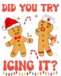 Funny Did You Try Icing It Christmas Nurse Gingerbread  T-Shirt