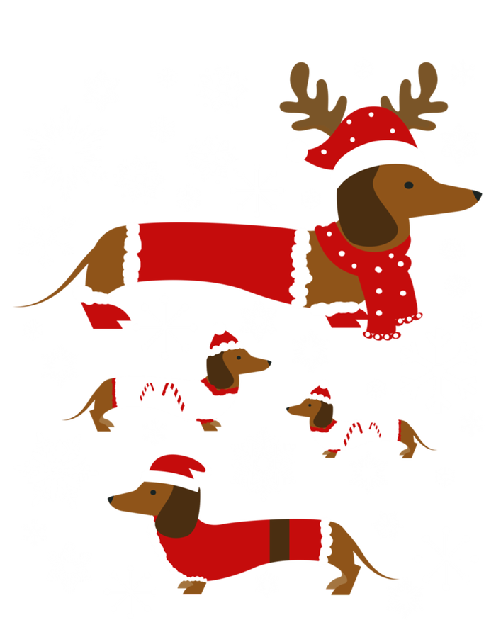 Cute Dachshund Christmas For Dog Lovers Gift T-Shirt