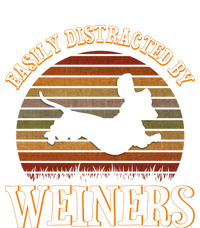 Easily Distracted By Weiners Dachshund Lovers Wiener Lovers Cool Gift Women's Tri-Blend 3/4-Sleeve Raglan Shirt