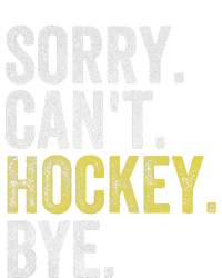 Sorry Can't Hockey Bye Funny Hockey  Stripe Pom Pom Beanie