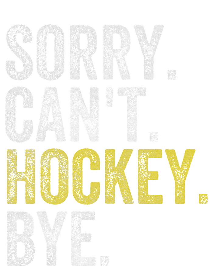 Sorry Can't Hockey Bye Funny Hockey  Stripe Pom Pom Beanie