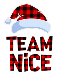 Team Nice Santa Red Plaid Claus Christmas Pajama For Family  Softstyle Adult Sport Polo