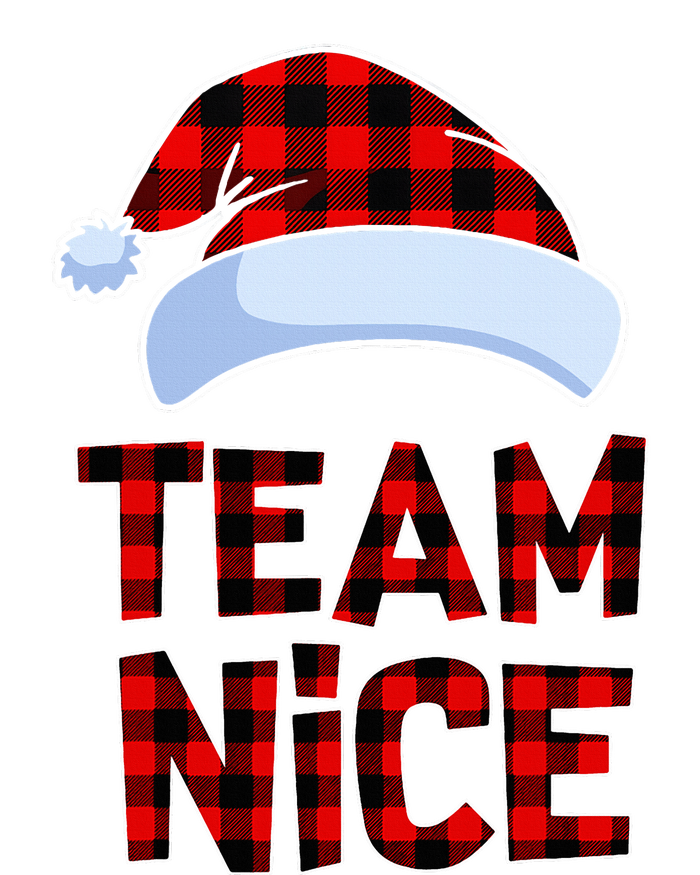 Team Nice Santa Red Plaid Claus Christmas Pajama For Family  Softstyle Adult Sport Polo